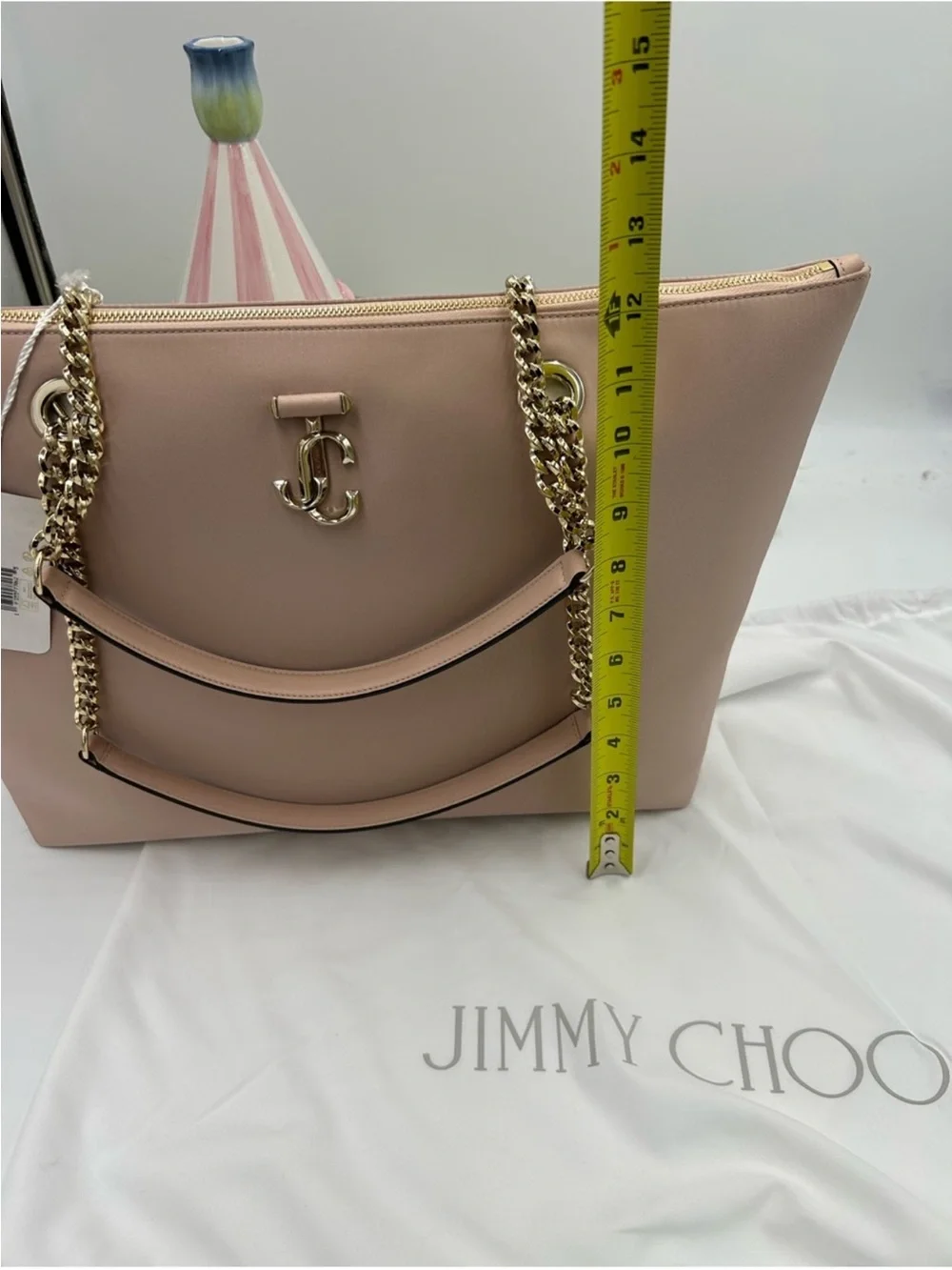 Women’s Jimmy Choo VARENNE large leather tote bag NWT